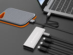Hub USB tipo c Conceptronic hubbies16g 4 puertos