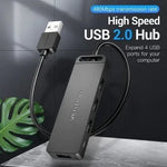 Hub USB 2.0 Vention CHMBB/ 4xUSB/ 15cm - PixelPlaza