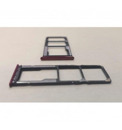 Soporte o bandeja SIM rojo para Xiaomi Redmi 8 Red Rice 8 M1908C3IC