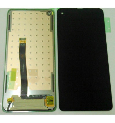 Pantalla lcd para Samsung G715F Galaxy Xcover Pro GH82-22040A + táctil negro Service Pack