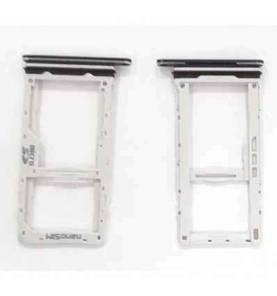Soporte o bandeja dual sim negra para Samsung Galaxy A51 A515F A515 calidad premium