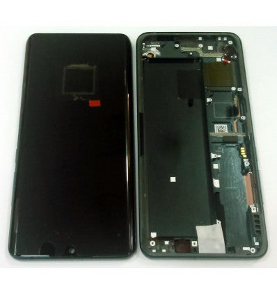 Pantalla LCD para Xiaomi Mi Note 10 Note 10 Pro 56000300f400 mas tactil negro mas marco negro Premium Service Pack