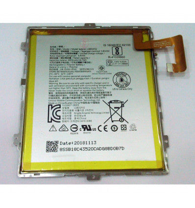 Batería Premium para L18D1P32 Lenovo Tablet M10 TB-X605L TB-X605F TB-X605M TB-X505X TB-X505L TB-X505F