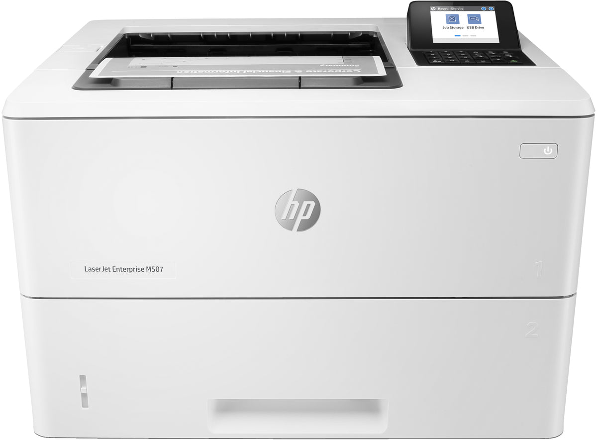 Impresora Hp laser monocromo laserjet enterprise m507dn a4 · 45ppm · 512MB · USB · red · duplex impresion