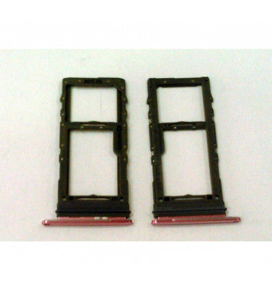 Soporte o bandeja single sim rosa para Samsung Galaxy S20 G980F calidad premium