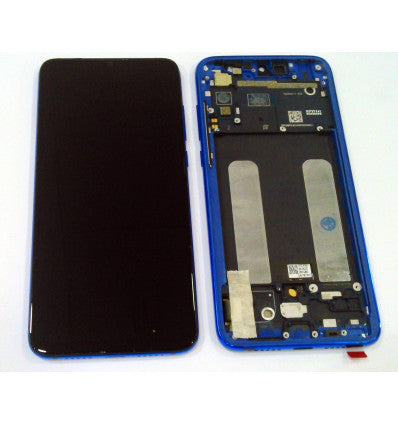 Pantalla lcd para Xiaomi Mi 9 Lite Versión Global CC9 Version China mas tactil negro mas marco azul