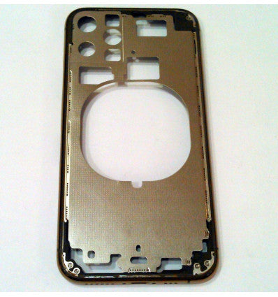 Carcasa central o marco dorado para IPhone 11 Pro A2160 A2215 A2217 calidad premium