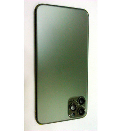 Carcasa central o marco verde para IPhone 11 Pro Max A2161 A2218 A2220 mas tapa trasera o tapa bateria verde
