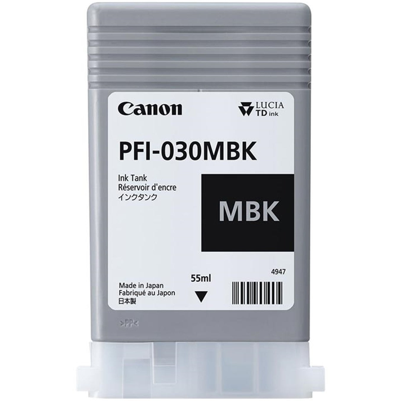 Cartucho canon pfi - 030 negro mate ta - 20ta - 20