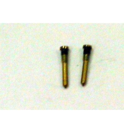 Set 2 tornillos dorados para IPhone 11 Pro A2160 A2215 A2217 calidad premium