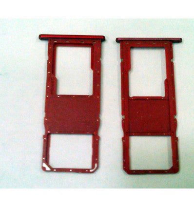 Soporte SIM rojo para Motorola Moto G8 Calidad Premium