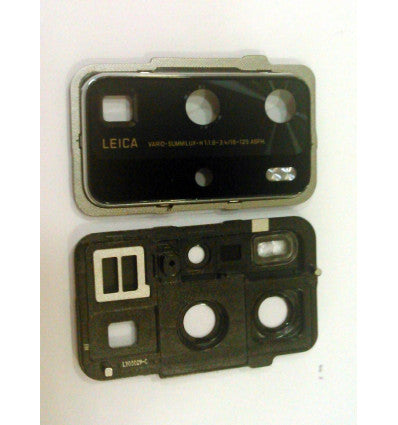 Cubierta camara plata para Huawei P40 Pro calidad premium