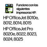 Cartucho tinta HP 912xl negro