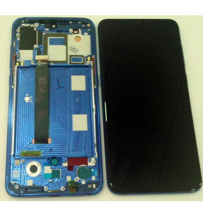Pantalla lcd para Xiaomi Mi 9 MI9 mas tactil negro mas marco azul compatible