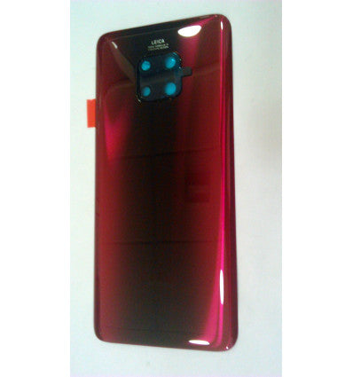 Tapa trasera o tapa bateria roja mas lente camara para Huawei mate 20 PRO Calidad Premium