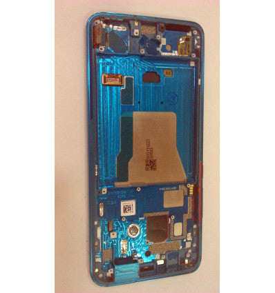 Pantalla LCD para Xiaomi Pocophone F2 Pro / Redmi K30 Pro mas tactil negro mas marco azul Calidad Premium
