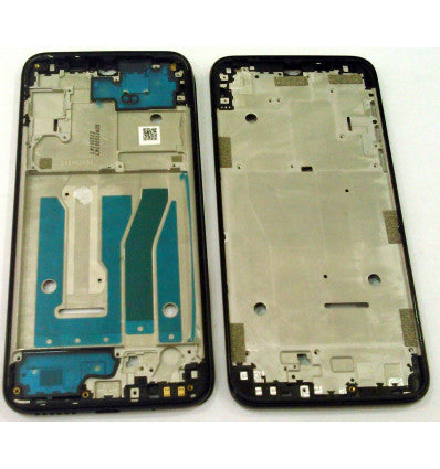 Carcasa o marco central negro para MOTO G8 Plus Calidad Premium