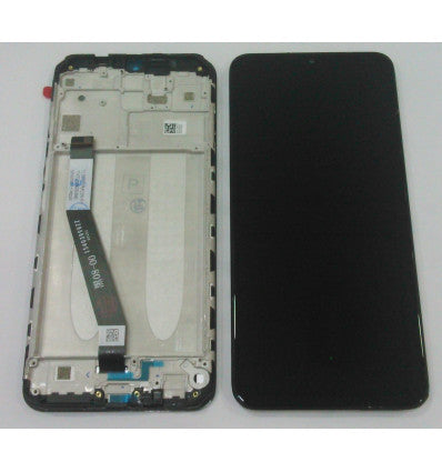 Pantalla lcd para Xiaomi Redmi 9 mas tactil negro mas marco negro calidad premium