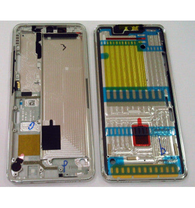 Carcasa o marco frontal blanco para Xiaomi Mi CC9 Pro Xiaomi Mi Note 10 Mi Note 10 lite Mi Note 10 Pro Calidad Prem