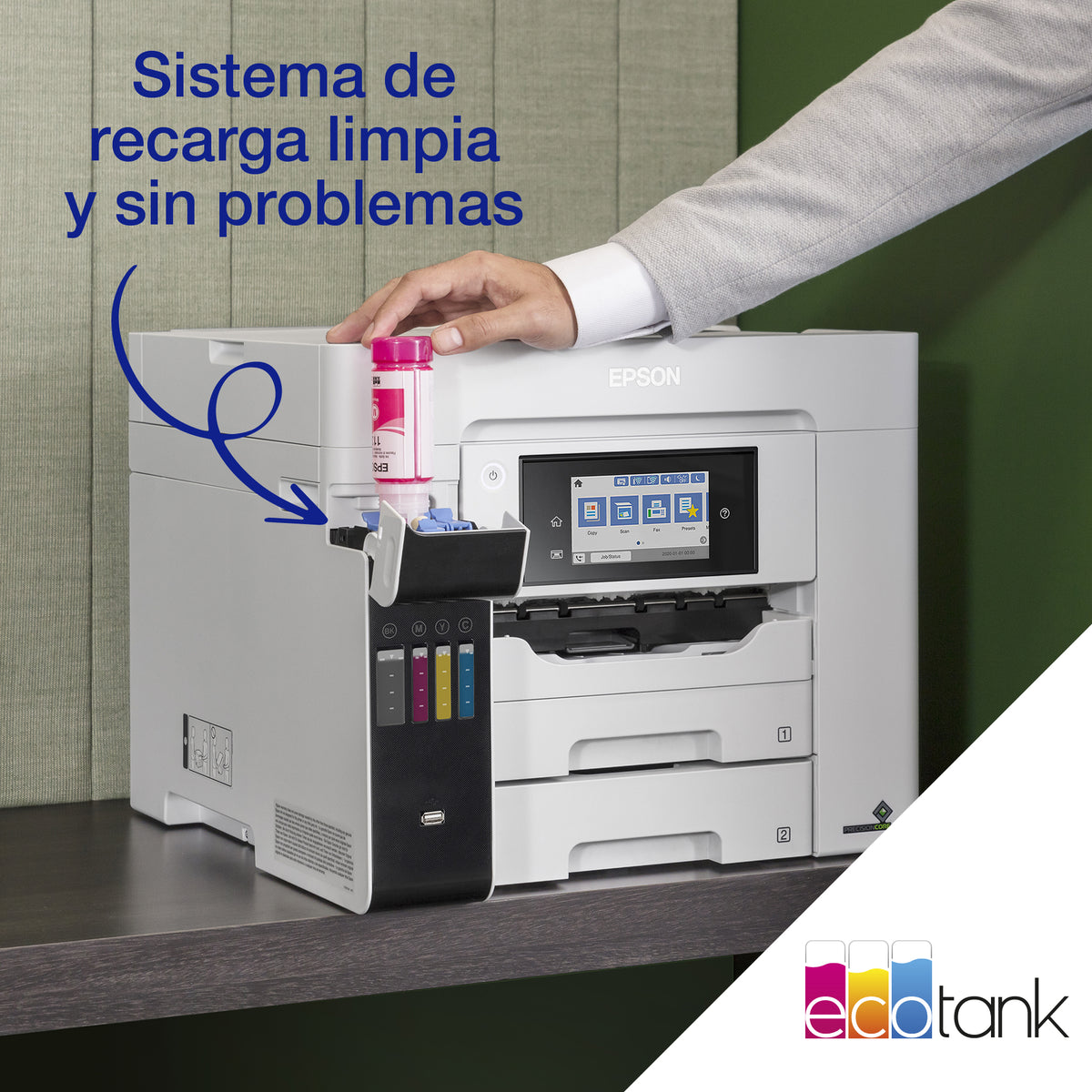 Multifunción inyección Epson ecotank pro et - 5885 color duplex
