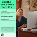 Ordenador all in one Hp 27 - cr0026ns 27 pulgadas Ryzen 3 - 7320u · 8GB · 512GB · W11 · teclado y raton