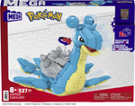 Figura Mattel mega construx pokemon lapras 527 piezas