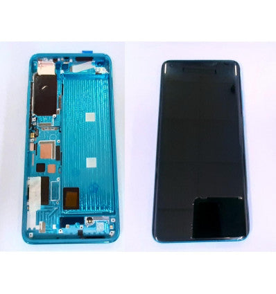 Pantalla lcd para Xiaomi Mi 10 5G / Xiaomi Mi 10 Pro 5G mas tactil negro mas marco verde calidad premium