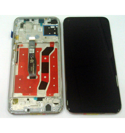 Pantalla LCD para Huawei P40 lite mas tactil negro mas marco rosa calidad premium
