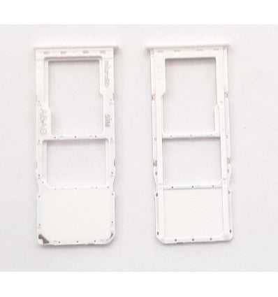 Soporte o bandeja dual sim blanca para Samsung Galaxy A21S SM-A217F SM-A21 calidad premium