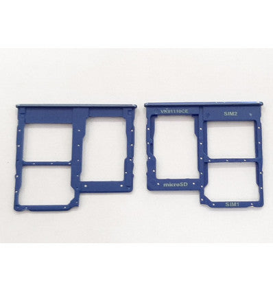 Soporte o bandeja dual sim azul para Samsung Galaxy A41 A415F calidad premium