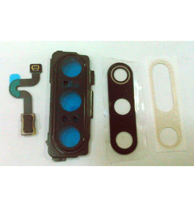 Cubierta camara negra para Xiaomi Mi 9 mas lente camara mas flex sensor proximidad calidad premium