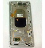 Pantalla lcd para Sony Xperia XZ3 H8416 H9436 H9493 mas tactil negro mas marco blanco calidad premium