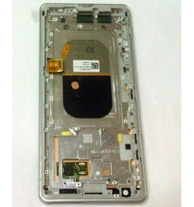 Pantalla lcd para Sony Xperia XZ3 H8416 H9436 H9493 mas tactil negro mas marco blanco calidad premium