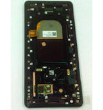 Pantalla lcd para Sony Xperia XZ3 H8416 H9436 H9493 mas tactil negro mas marco verde calidad premium