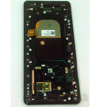Pantalla lcd para Sony Xperia XZ3 H8416 H9436 H9493 mas tactil negro mas marco verde calidad premium