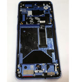 Pantalla lcd para Oneplus 7T mas tactil negro mas marco azul calidad premium