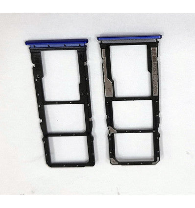 Soporte o bandeja sim azul para Xiaomi Redmi 9 Calidad Premium