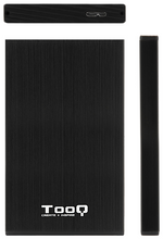 Caja externa TooQ tqe - 2527b para HDD - SSD 2.5 pulgadas 9.5mm SATA USB 3.0 negra