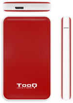 Carcasa disco duro TooQ tqe - 2528r 2.5 pulgadas sata3 micro USB roja