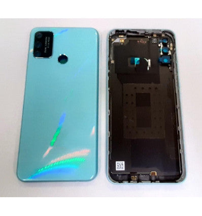 Tapa trasera o tapa bateria azul claro para Huawei Honor 9A mas cubierta camara