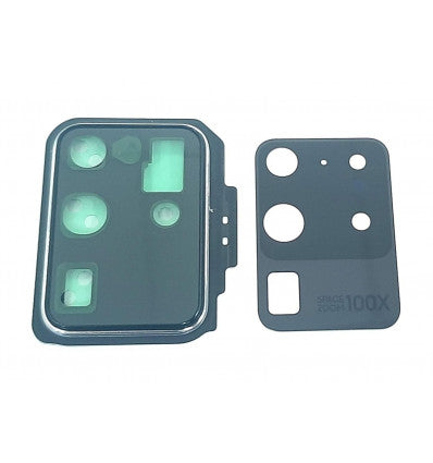 Cubierta camara plata para Samsung Galaxy S20 Ultra sm-g988 g988 calidad premium