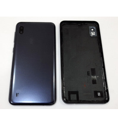 Tapa trasera o tapa bateria negra para Samsung Galaxy A10 A105 mas lente camara calidad premium