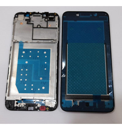 Carcasa frontal gris para MOTO E6 Play calidad premium