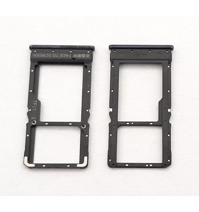 Soporte o bandeja dual sim negra para Xiaomi Poco X3 calidad premium