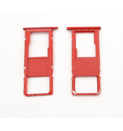 Soporte o bandeja single sim roja para Samsung Galaxy A11 2020 SM-A115F calidad premium