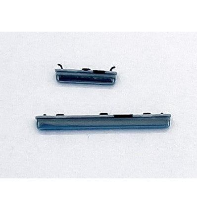 Set 2 botones platas para Samsung Galaxy A51 A515F A515 SM-A515 SM-A515F calidad premium