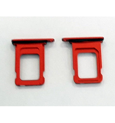 Soporte o bandeja single sim roja para IPhone 12 A2172 A2402 A2403 A2404 calidad premium