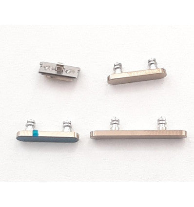Set botones dorados para IPhone 12 Pro A2407 A2341 A2406 A2408 IPhone 12 Pro Max A2342 A2410 A2411 A2412 calidad pr