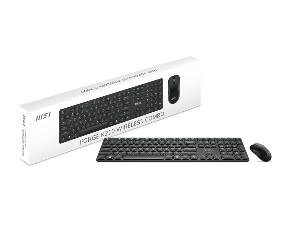 MSI Teclado + Ratón FORGE K210 W COMBO ES