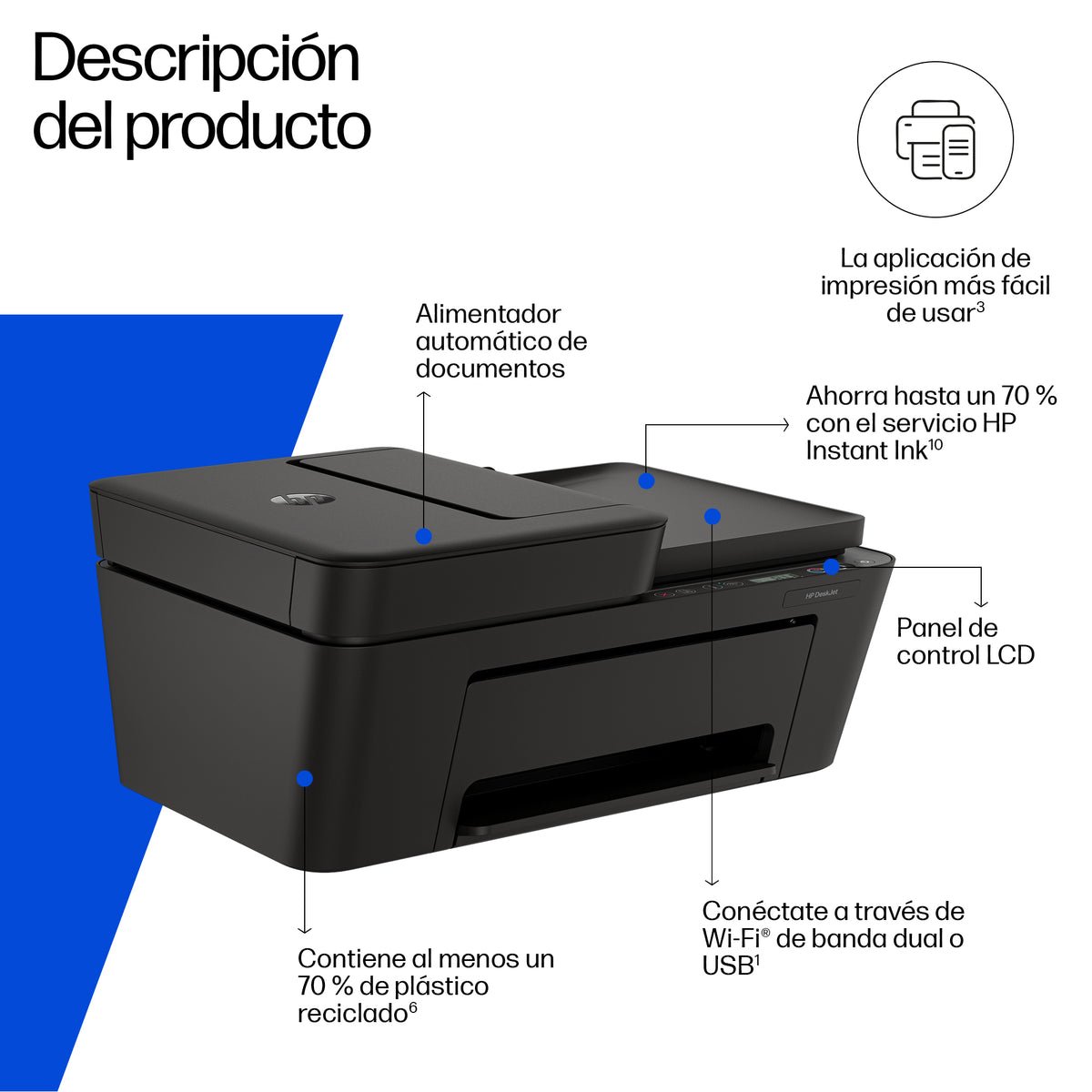 Multifuncion inyeccion hp deskjet 4310 color